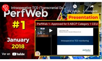 Intraoperative TCD (Transcranial Doppler) Monitoring.