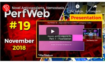 Novel Anticoagulants. Hemostasis Post Cardiopulmonary Bypass – Part 1