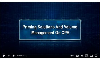 Priming solutions and volume management on CPB