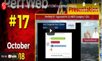 Adult Congenital Heart Disease. The use of ECMO in pediatric patients.