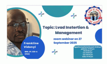 LVAD insertion and management –  Sept 27