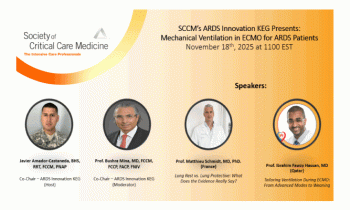 Ventilator Management in ECMO for ARDS – Nov 18