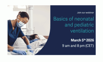 Getinge Webinar: Basics of neonatal and pediatric ventilation – March 5