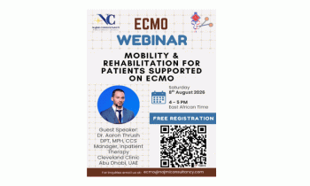 ECMO webinar on Mobility & Rehabilitation for Patients Supported on ECMO – Aug 8