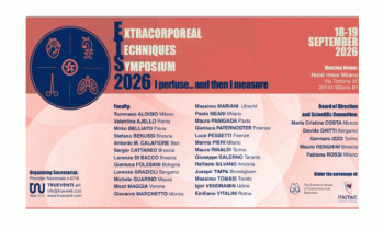 ETS 2026 – EXTRACORPOREAL TECHNIQUES SYMPOSIUM 2026 – 18/19 Sept